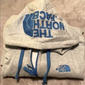 The North face half dome on hood full Zip hoodie